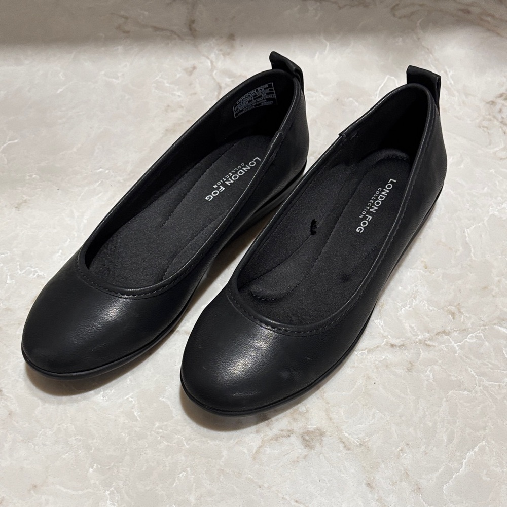 London Fog Women's Classic Black Loafers